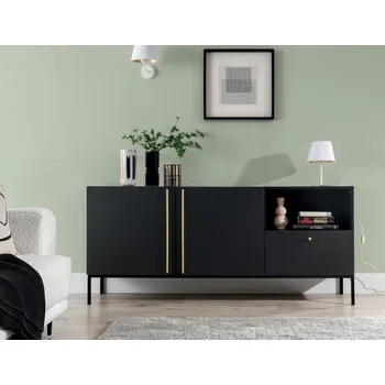 Lampička Vespillo 20x20x33cm noční 1A bílý/zlatý