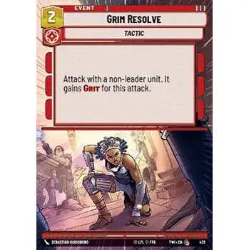 Sběratelská karetní hra Grim Resolve 439 - Twilight of the Republic: Extras Typ karty: Standard