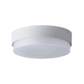 Osmont TRI57223 Triton 2, stropní stříbrné kruhové svítidlo, 19W LED 3000K, průměr 36cm, IP65