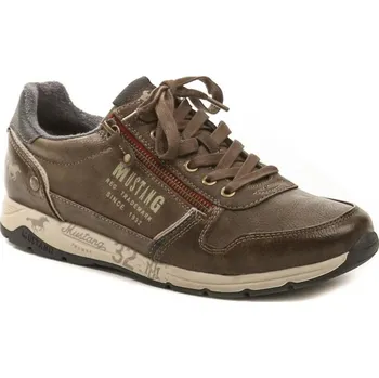 Pánská obuv Mustang 4106-306-32 hnědé pánské polobotky EU 44 + DÁREK