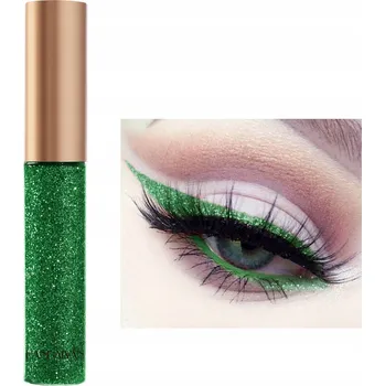 Oční linky Metalické třpytivé oční linky v tekuté formě zelené č. 7