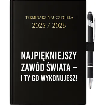 Moto bunda Knižkový kalendář pro učitele 2025 A5 Baladek černý
