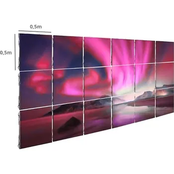 Reklamní LED panel Velkoplošný Skládací LED Displej Digitální Pódium Banner Obrazovka P2.976 Pixel Možnost Customizace Výběr Variant 200 x 300cm