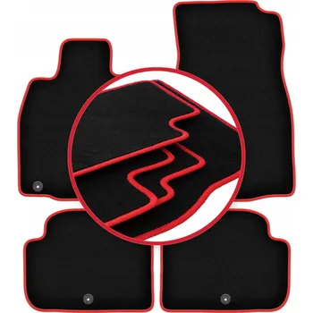autokoberec Velurové autokoberce Wielganizator, sada 4 kusů