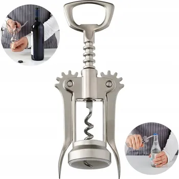 Otvírák IKEA IDEALISK Vývrtka otvírák na víno stříbrný