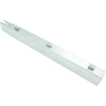 Plotový sloupek Prodloužení sloupku 60x40 rovné s příchytkami pozink