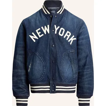 Polo Ralph Lauren Pánská Džínová Bunda, tmavě modrá / bílá, 52