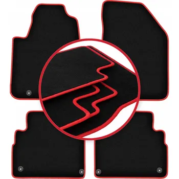 autokoberec Velurové autokoberce Wielganizator, sada 4 kusů