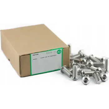 Šroub Šroub kulový imbus INOX A2 DIN 7380 M8 x 10 mm - 200 ks
