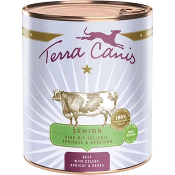 Krmivo pro psa Terra Canis Senior hovězí s celerem 6 × 800 g