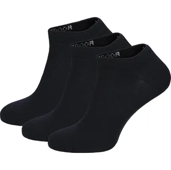 Pánské ponožky Sada ponožek Zulu Diplomat Bamboo Low 3-pack Velikost ponožek: 39-42 / Barva: černá