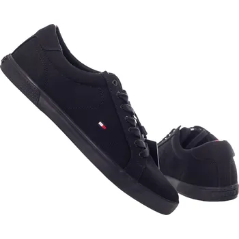 Pánská obuv TOMMY HILFIGER PÁNSKÉ BOTY TENISKY HARLOW 1D BLACK FM0FM00596 0GJ Velikost: 45