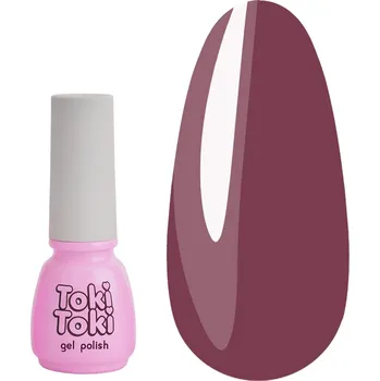 Lak na nehty Hybridní lak na nehty Toki-Toki 54 hnědo-červený 5 ml
