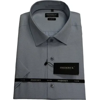 Pánská košile Pánská košile s krátkým rukávem - střih SLIM - vzor F890 - 43