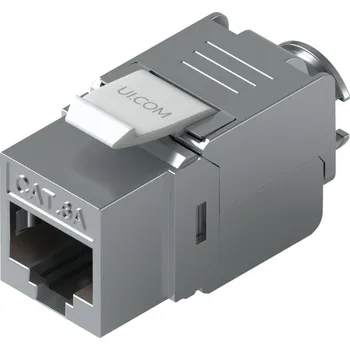 svorka Ubiquiti Cat6A Keystone Jack, 12-Pack - Keystone, RJ-45, Cat6A, samořezný, sada 12ks