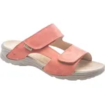 Dámské zdravotní pantofle Medistyle kožené oranžové Mirka na široké chodidlo - 40