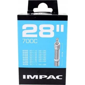 Duše na kolo IMPAC AV28 DUŠE 28x1,10-1,75 AV AUTO VENTILEK 700x28-45C 40MM