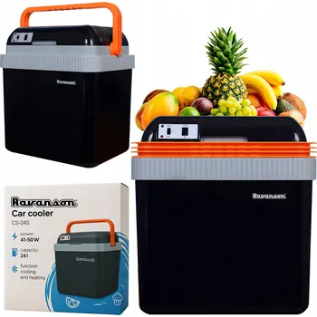 Lednice Lednice Ravanson Lodówka Chłodziarka Kempingowa Przenośna 230 V, 43 cm x 29,8 cm x 29,8 cm