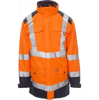 reflexní vesta HISAFE ŽLUTÁ FLUO/OCE parka 5XL