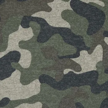 Svetrovina N6363, army vzor, š.150