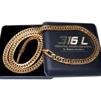 Řetízek Řetízek ŘETÍZEK Golden PANCR OCEL 316L, 7 mm