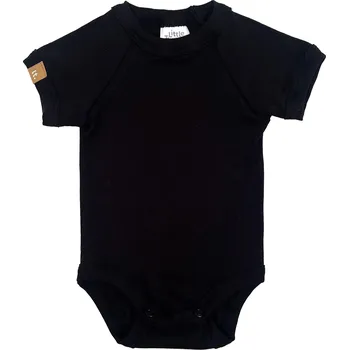 Kojenecký body Little Things Černé modalové bodýčko s krátkým rukávem Velikost: 3-6kg