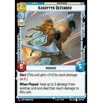 Sběratelská karetní hra Kashyyyk Defender 044/257 - Twilight of the Republic Typ karty: Standard