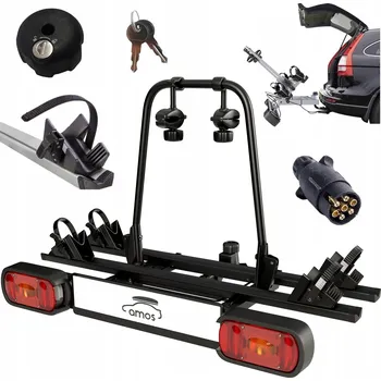 Nosič kol Nosič kol na tažné zařízení AMOS GIRO 2 7PIN Černý