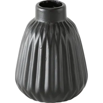 Váza Boltze Home Dekorativní keramická váza, ESKO, černá barva