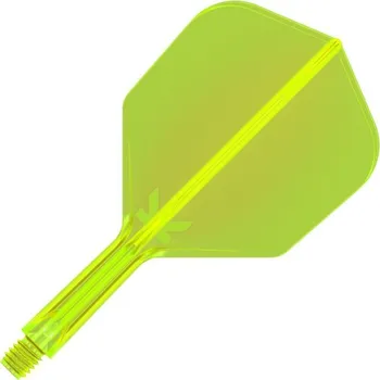 Příslušenství pro šipky Target - darts Letky K-Flex Neon - No6 - Short - Yellow TRG410049