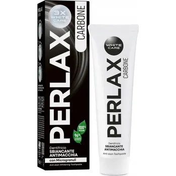 zubní pasta Perlax Carbone 75 Ml zubní pasta, aktivní uhlí pro efektivní bělení zubů
