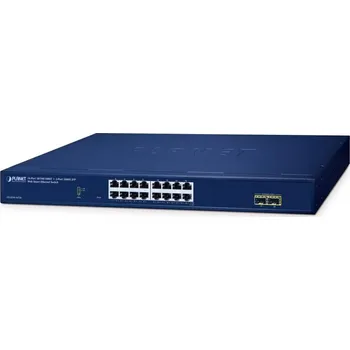 Switch Planet GS-2210-16T2S WEBsmart L2 switch, 16x1Gb, 2x1Gb SFP, QoS