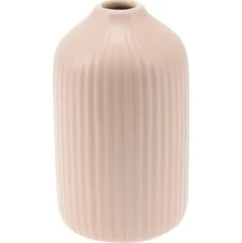 Váza Kameninová váza 8,6x14,4 cm starorůžová