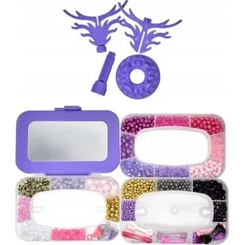 Dětské navlékací korálky Bavytoy Výroba šperků se stojánkem - set