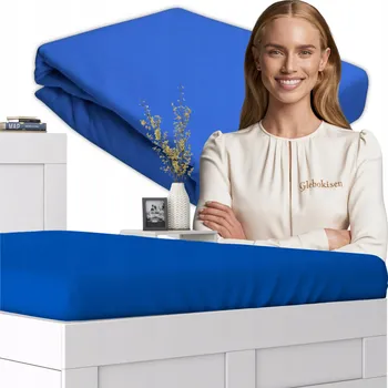 Prostěradlo Prostěradlo JERSEY s Gumou 80x160 Chrpa (Chrpová)