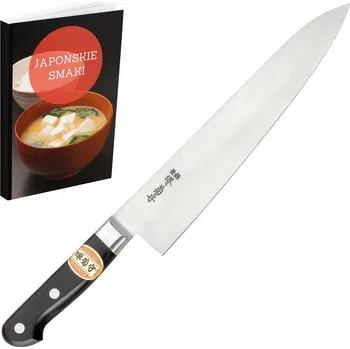 Kuchyňský nůž Sakai Kikumori Nihonko Gyuto 24 cm japonský kuchařský nůž šéfkuchaře