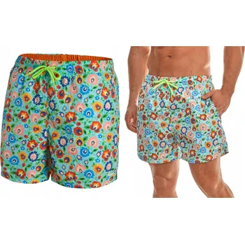 Pánské kraťasy Pánské plážové šortky Zagano vícebarevné M