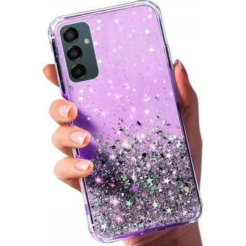 Pouzdro na mobilní telefon Zadní Kryt RCBR pro Samsung Galaxy M34 5G BROKAT CASE fialový