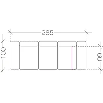 Pohovka Pohovka Augusto 1BL+1+1BP
