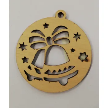 Vánoční dekorace Dřevěný výřez vánoční ozdoba č.23