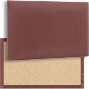 Obraz Čalouněný nástěnný panel obdélník Velur - Starorůžová 40x30 cm