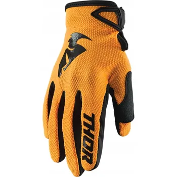 Moto rukavice RUKAVICE THOR SECTOR S20Y YOUTH ORANŽOVÉ MOTOKROSOVÉ - M