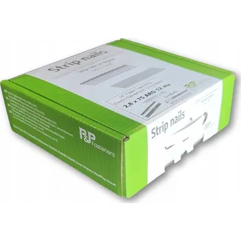 Hřebík P&P Fasteners Hřebíky kroužkové pozinkované 2,8 x 75 mm – 2000 ks