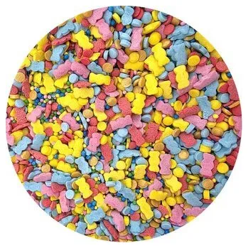 Jedlá dekorace na dort Cukrové zdobení Karnevalová noc 80g - I LOVE CAKES