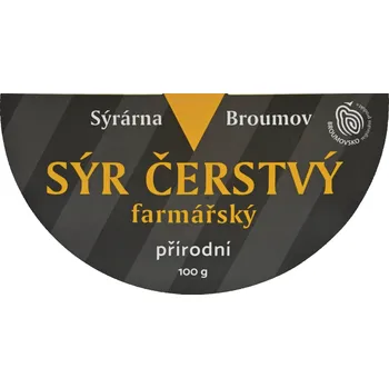Broumovský sýr čerstvý farmářský přírodní 100g
