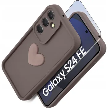 Pouzdro na mobilní telefon Zadní Kryt KrainaGSM pro Samsung Galaxy S24 FE hnědý