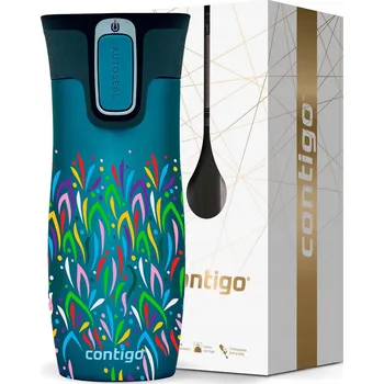 Termohrnek Termohrnek Contigo West Loop 2.0 470ml Biscay Bay Floresy + Krabička