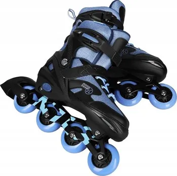 Kolečkové brusle Nastavitelné Brusle 2v1 + chrániče Nils Extreme vel. S 31-34