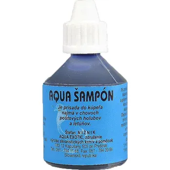 AQUA ŠAMPÓN - do koupele pro poštovní holuby- modrý