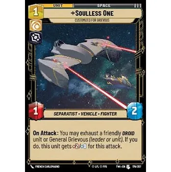Sběratelská karetní hra Soulless One 179/257 - Twilight of the Republic Typ karty: Foil